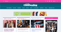Desktop Screenshot of insidecheerleading.com